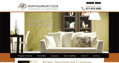 Desktop Screenshot of montgomeryclubapts.com